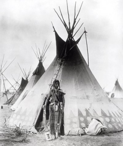 Blackfoot Brave, Near Calgary, Alberta by Unbekannt Unbekannt